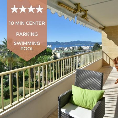 Close To Downtown Cannes Swimming Pool And Sea View Zewnętrze zdjęcie